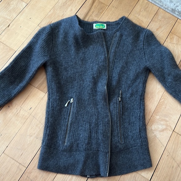 Just Birdie Cashmere Jacket Sz 1 - Picture 7 of 16